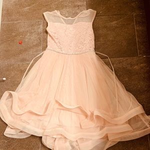 light pink dress